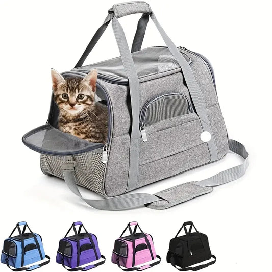 Pet Carrier for Large and Medium Cats, Soft-Sided Pet Carrier for Big Medium Cats and Puppy, Dog Carriers